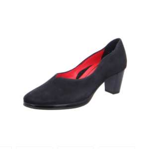 Escarpin à talon Cuir velours femme ARA ORLY Coloris noir