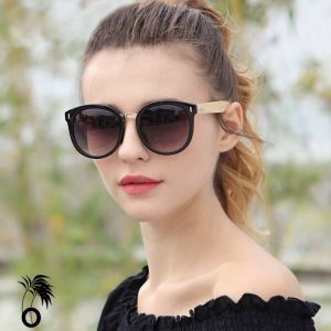 Lunettes de Soleil Femmes Bambou Designer