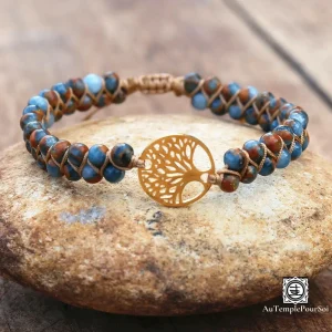 Bracelet "Arbre de Vie" en pierres naturelles