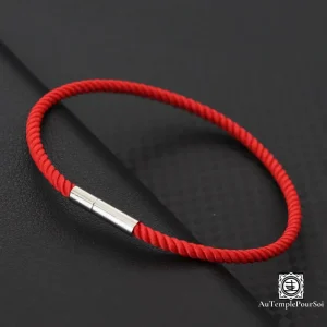 Bracelet corde Rouge