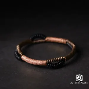 Bracelet Cuivre et Bois Ébène