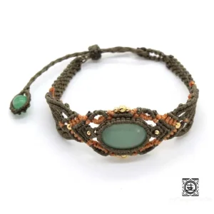 Bracelet "Essence Macramé" - Harmonie de Pierres Naturelles