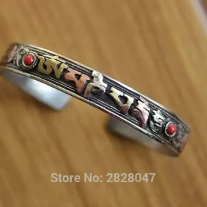 "Chant du Lotus" - Bracelet Mantra en Laiton