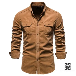 Chemise en Velours Côtelé Homme | Style Intemporel et Fonctionnalité