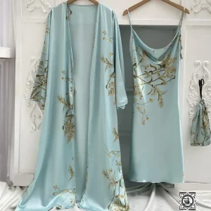 "Kaïsu" Ensemble 2 Pièces Kimono et Nuisette