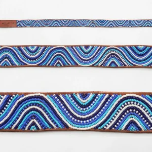 Bandoulière Masai - Waves (Blue)