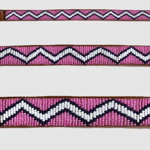 Bandoulière Masai - Zig Zag (Pink)