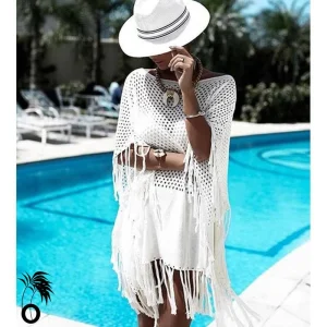 Robe de plage Blanche Greta