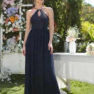 Robe habillée bleu marine