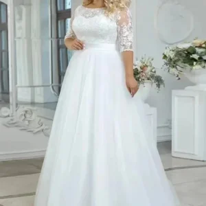 Robe mariage civil grande taille