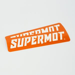2 Stickers SUPERMOT ORIGIN Orange