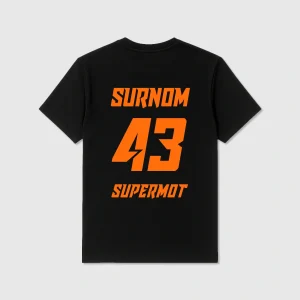 T-Shirt PERSONNALISÉ Orange Fluo